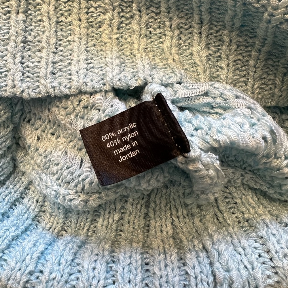 Light Blue Sleeveless Sweater NWT - Picture 5 of 6